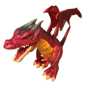 Robo Alive Red Dragon Fire Breathing Robotic Toy